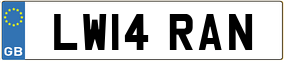 Truck License Plate